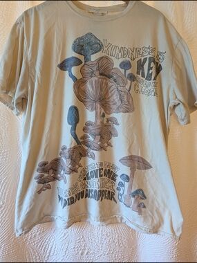 Urban Outfitters Project Social T Graphic Mushroom Tee - Size S/M